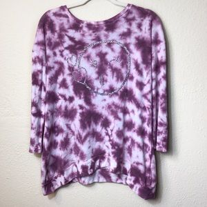 🛍 3 for $10 Sale Justice girls top tie dye style